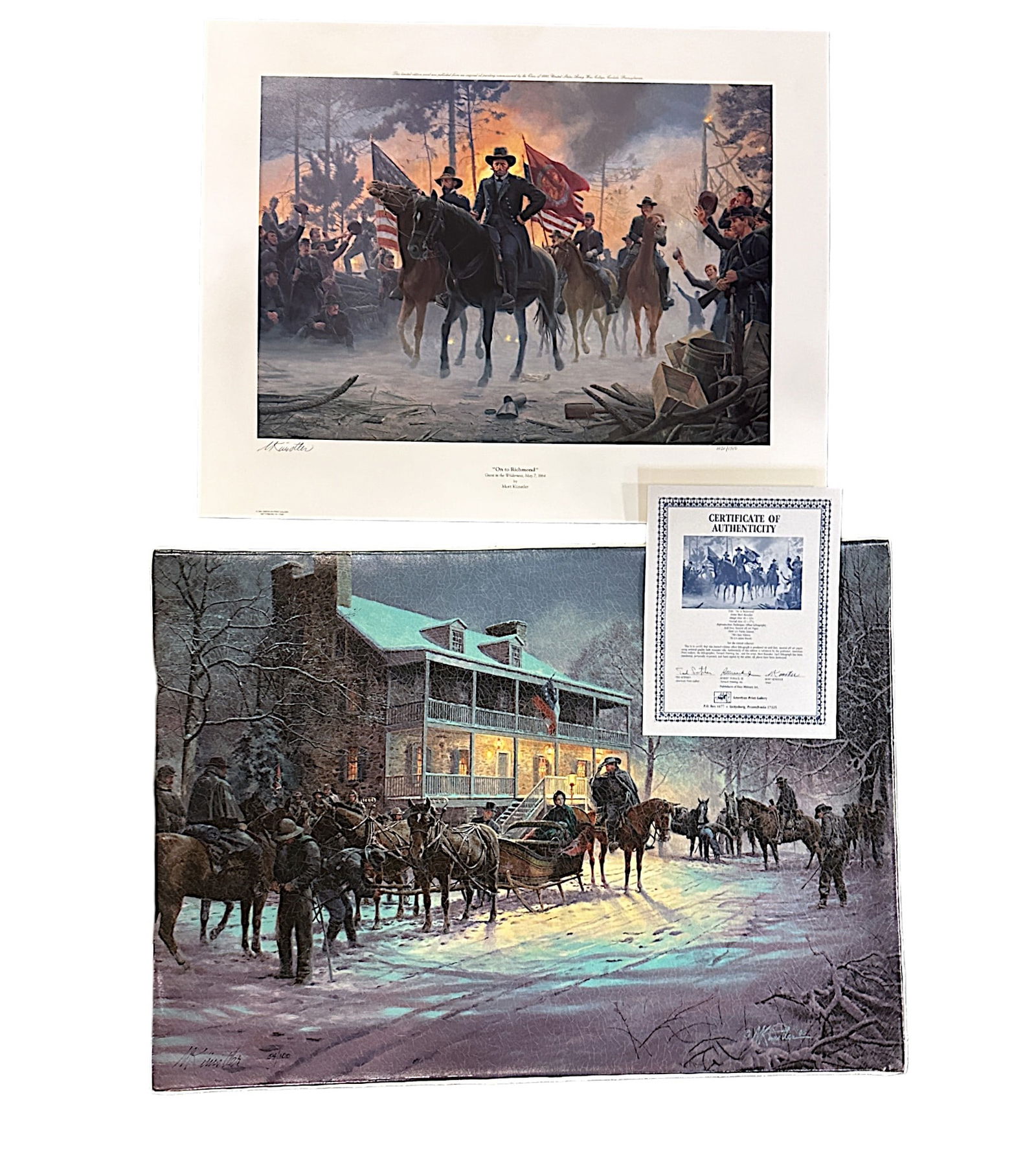 2 MORT KUNSTLER LTD EDITION SIGNED GICLEE & LITHO (1 of 8)