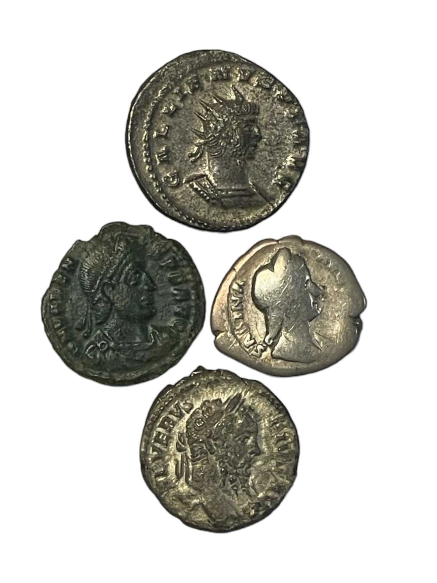 4 ANCIENT ROMAN IMPERIAL COINS WITH COA (1 of 15)