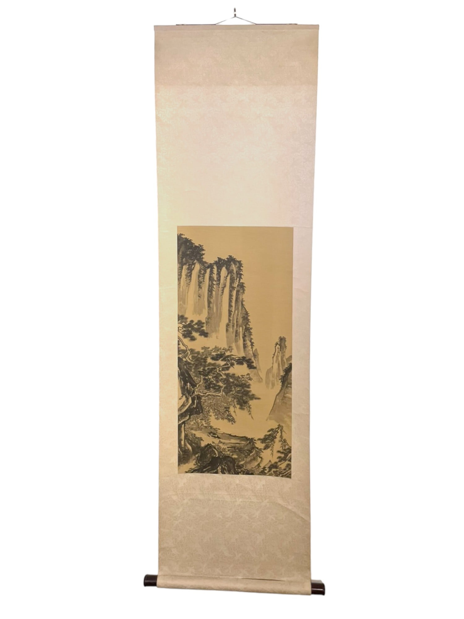 2 ANTIQUE HAND PAINTED JAPANESE SCROLLS (1 of 7)