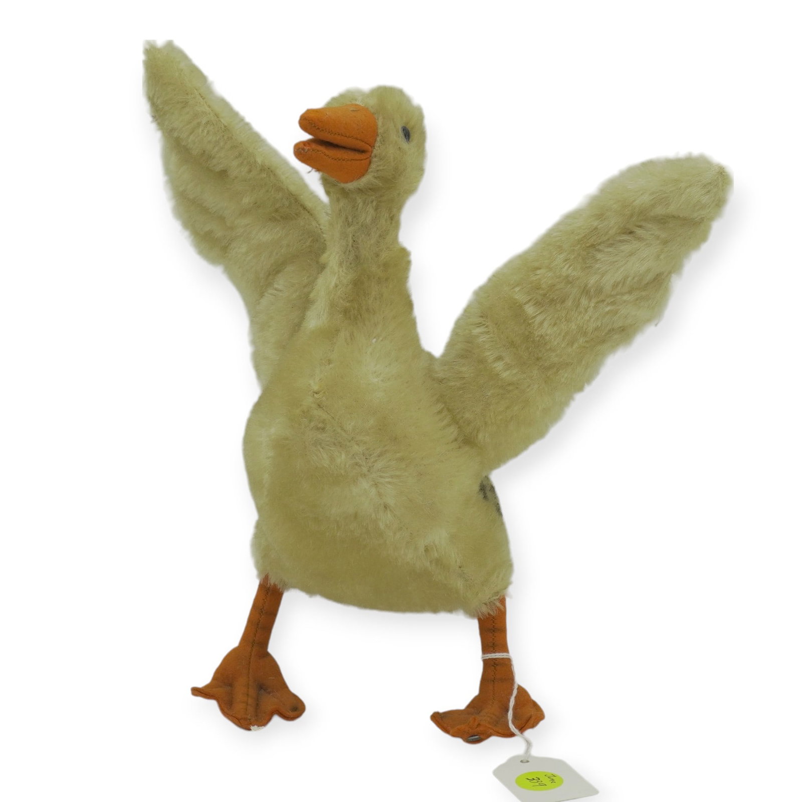 VINTAGE STEIFF MOHAIR TULLA GOOSE: Vintage Steiff Mohair Tulla Goose. Measures 11"x8". Weight 8 oz.