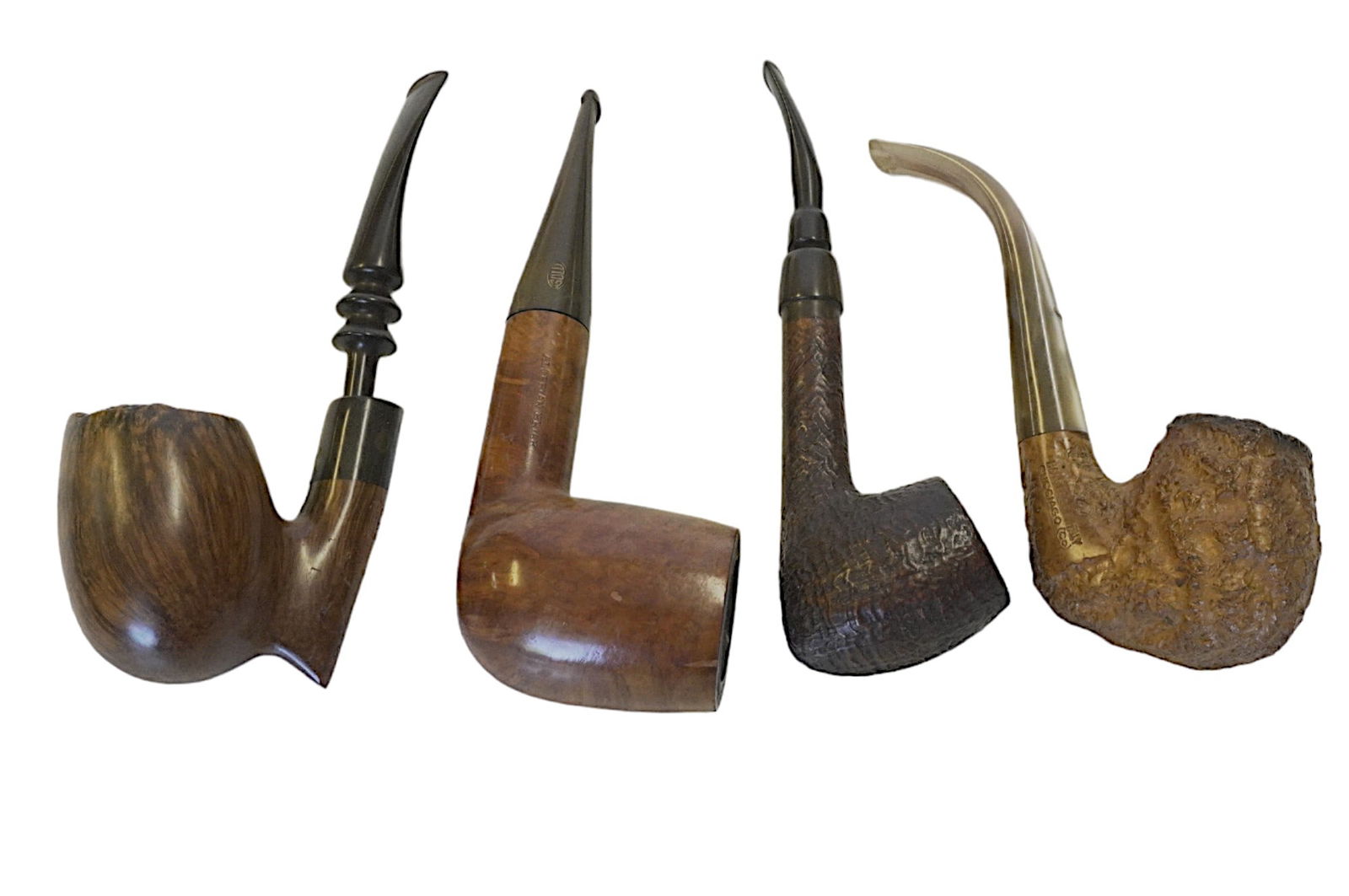 4 VINTAGE MID CENTURY DANISH + FRENCH + ITALY PIPES (1 of 4)