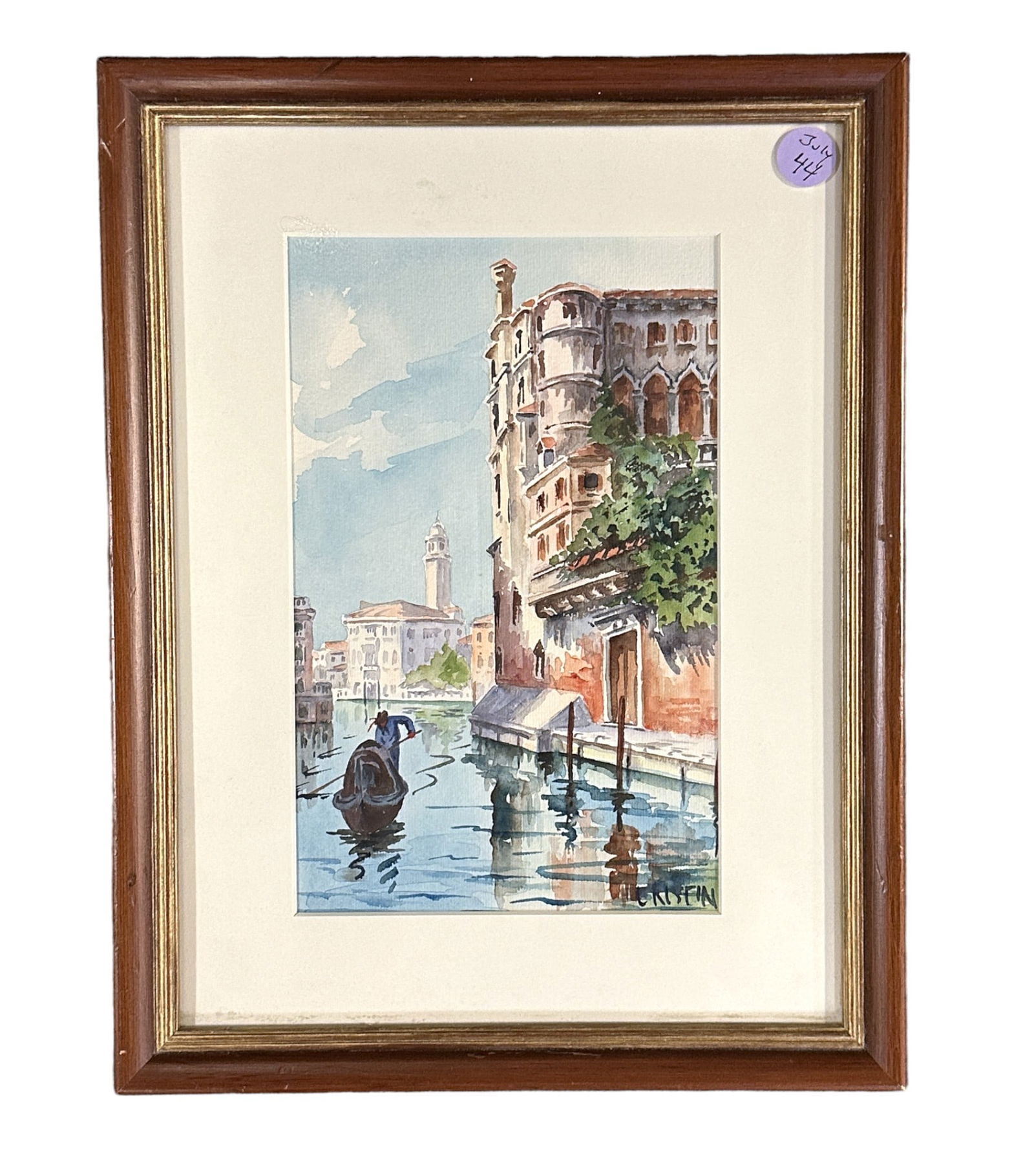 ORIGINAL MCM VENICE WATERCOLOR (1 of 3)