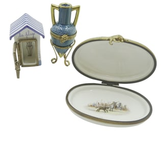 LIMOGES BOXES - LOT OF 3