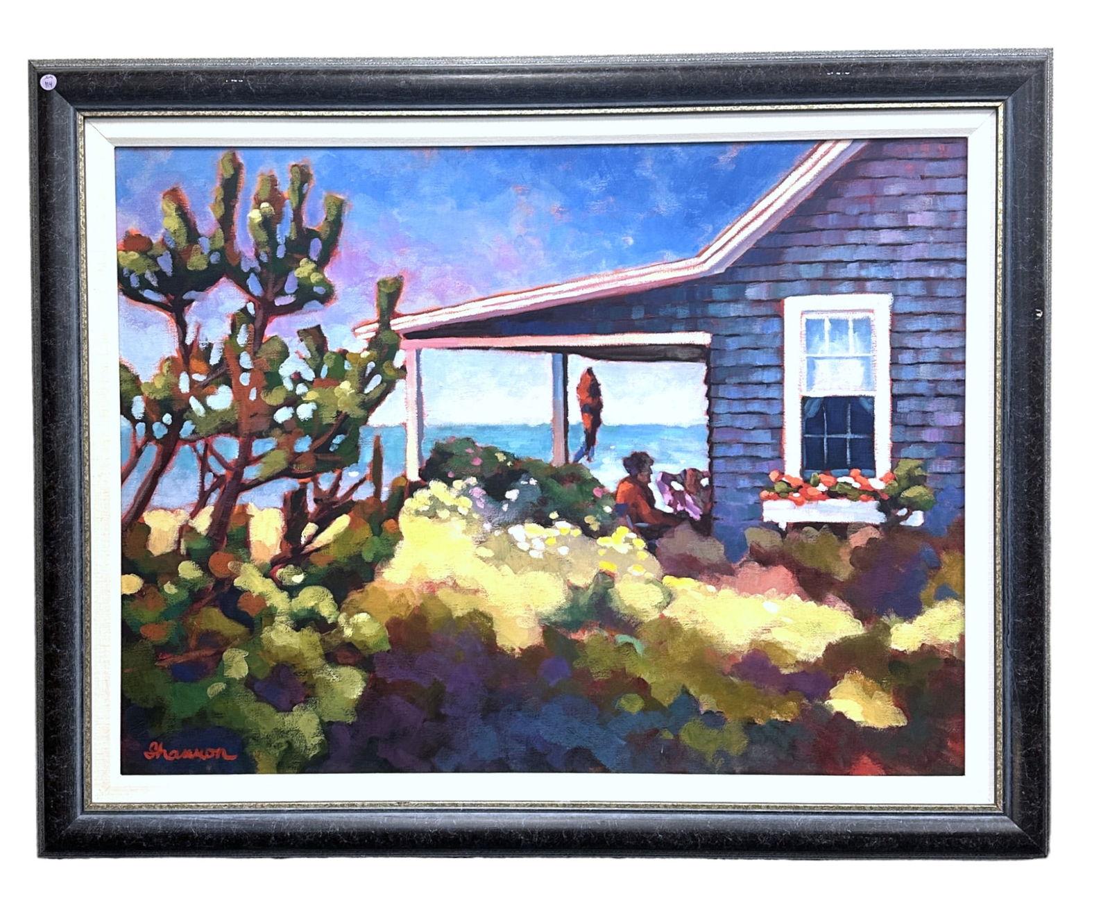 SHANNON SMITH OIL ON CANVAS COASTAL RETREAT (1 of 4)