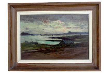 ALEXANDER RATTRAY (1849-1902) OIL ON WOOD PANEL