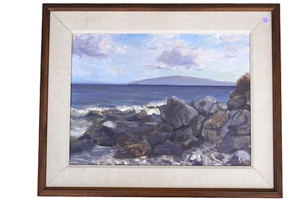 MACARIO PASCUAL (Hawaii, b.1955) PALI KAUAI COAST