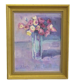 PEDRO FRAILE (SPAIN b. 1957) STILL LIFE OIL PAINTING