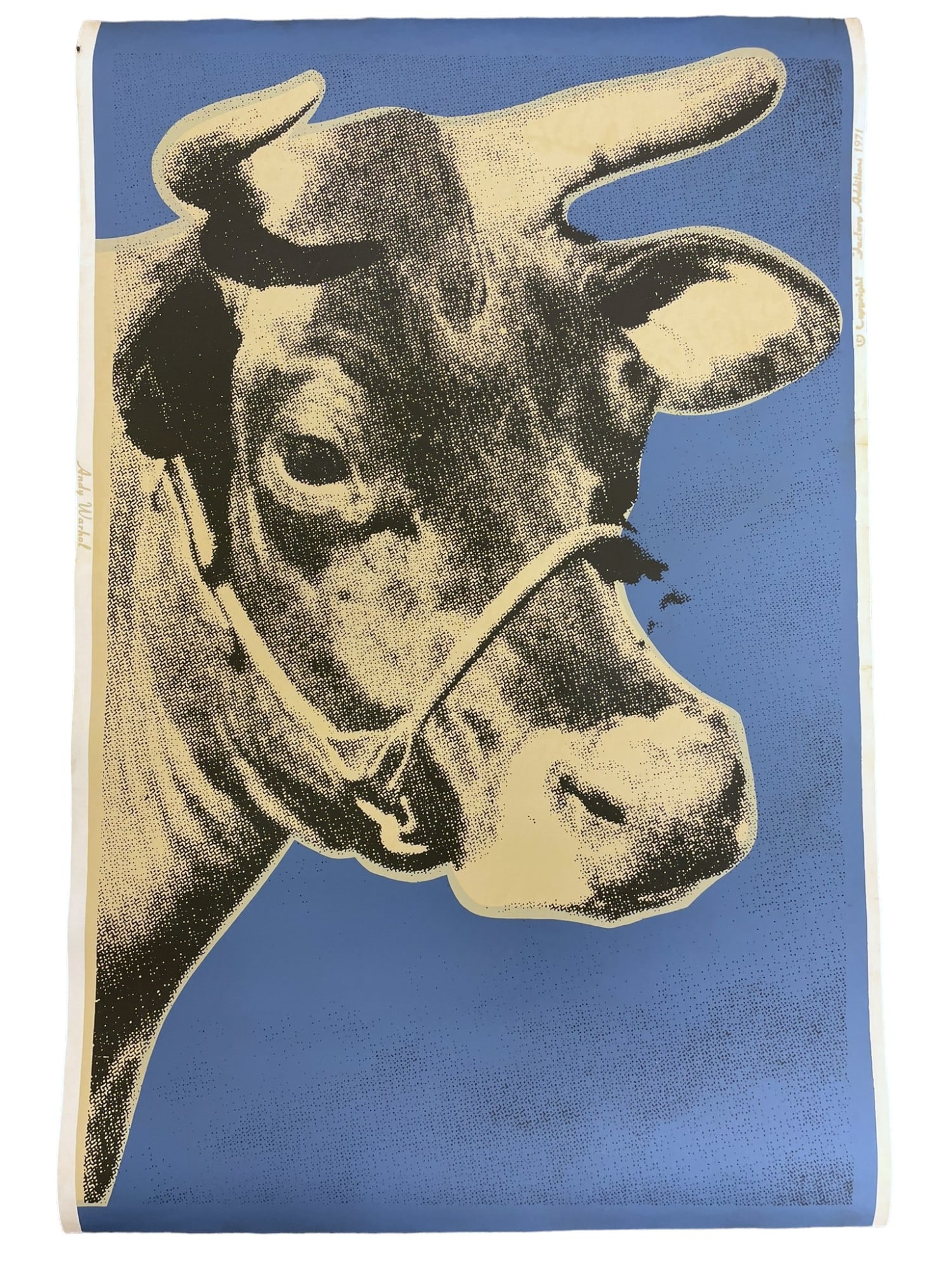 WARHOL 1971 COW WALLPAPER SCREENPRINT (1 of 4)
