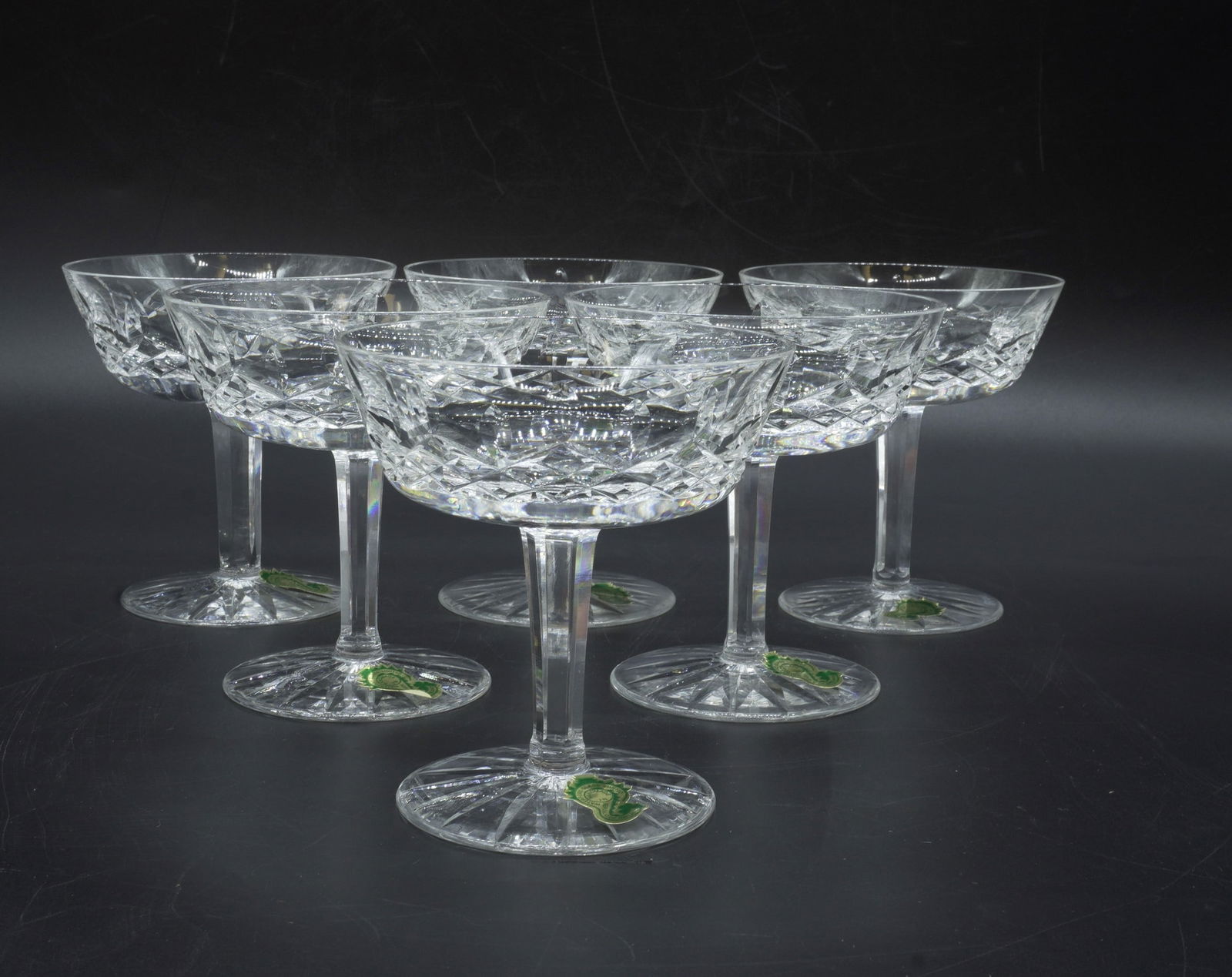 6 WATERFORD LISMORE CHAMPAGNE GLASSES IN BOX (1 of 4)
