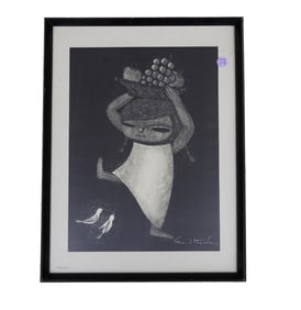 SHUZO IKEDA SHUKA (1922-2004) WOODBLOCK SHUUKA