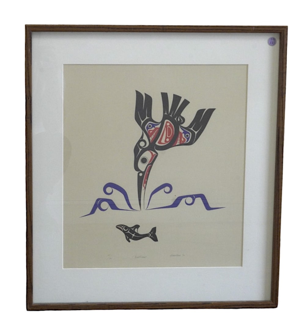 ART THOMPSON (1948-2003) NU CHAH NULTH KINGFISHER (1 of 3)
