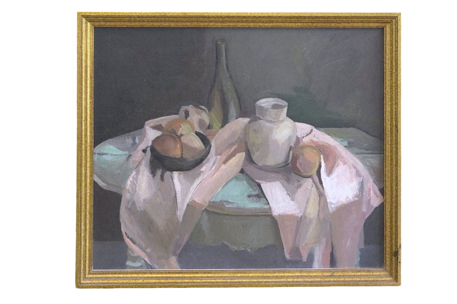 MID CENTURY STILL LIFE OIL ON CANVAS (1 of 3)