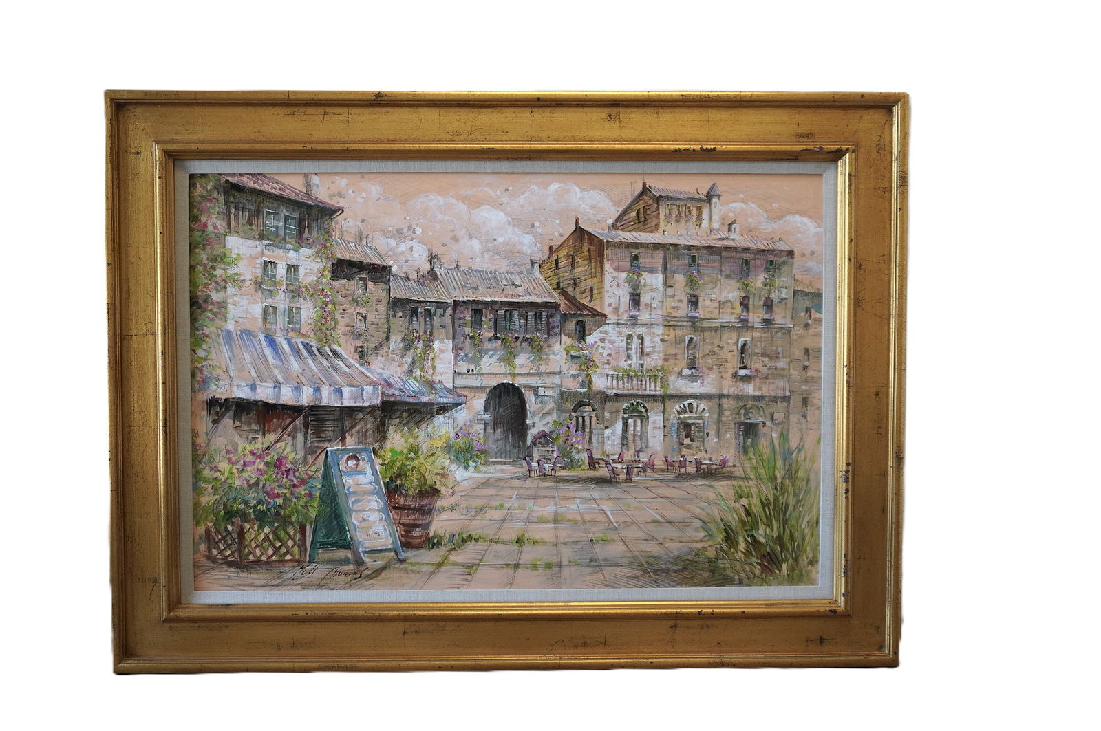 MATT THOMAS ORIGINAL OIL COURTYARD (1 of 3)