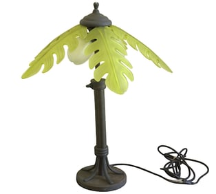 BEL AIR OUTDOOR PALM TREE LAMP COCONUT GLOBES