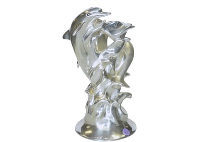 MARCELLO GIORGIO ITALY DOLPHIN VASE STAND