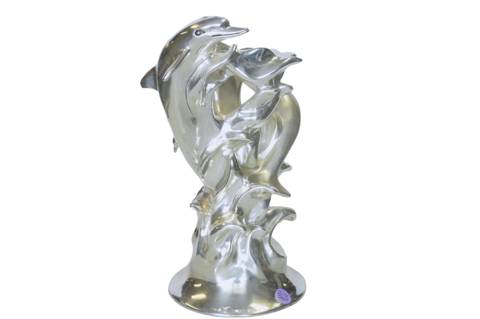 MARCELLO GIORGIO ITALY DOLPHIN VASE STAND (1 of 1)