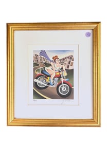 YUVAL MAHLER LTD ED SIGNED SERIGRAPH