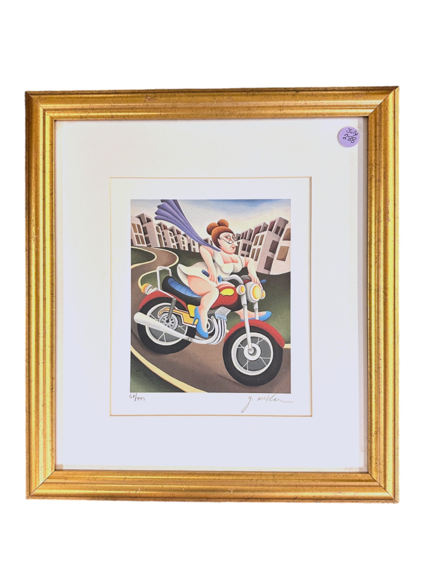 YUVAL MAHLER LTD ED SIGNED SERIGRAPH (1 of 3)