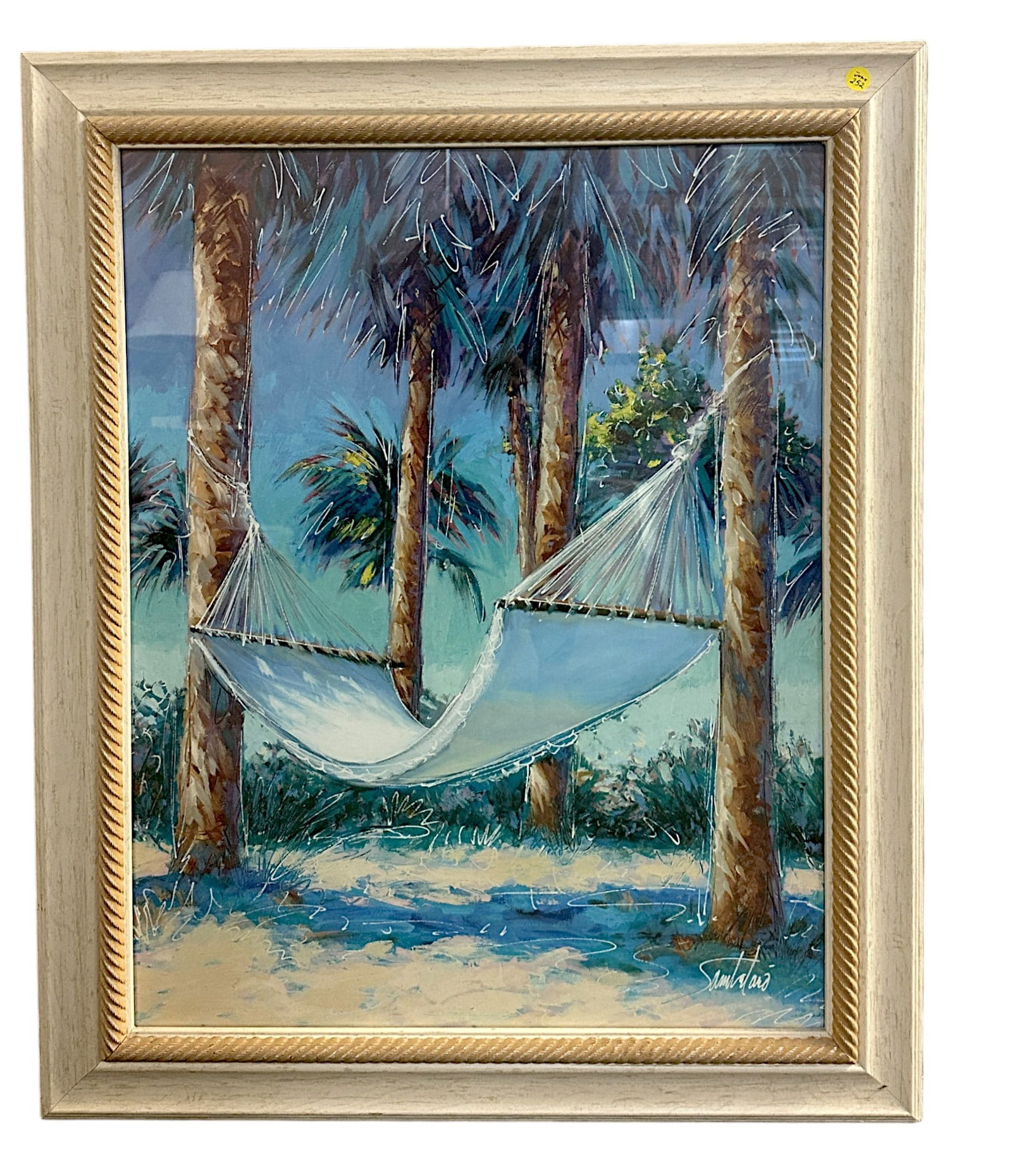 LARGE TROPICAL GICLEE BEACH SCENE (1 of 4)