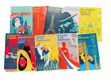 16 CHARLESTON SYMPHONY POSTERS