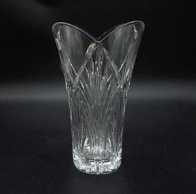 TALL ITALIAN CAPRI CRYSTAL VASE