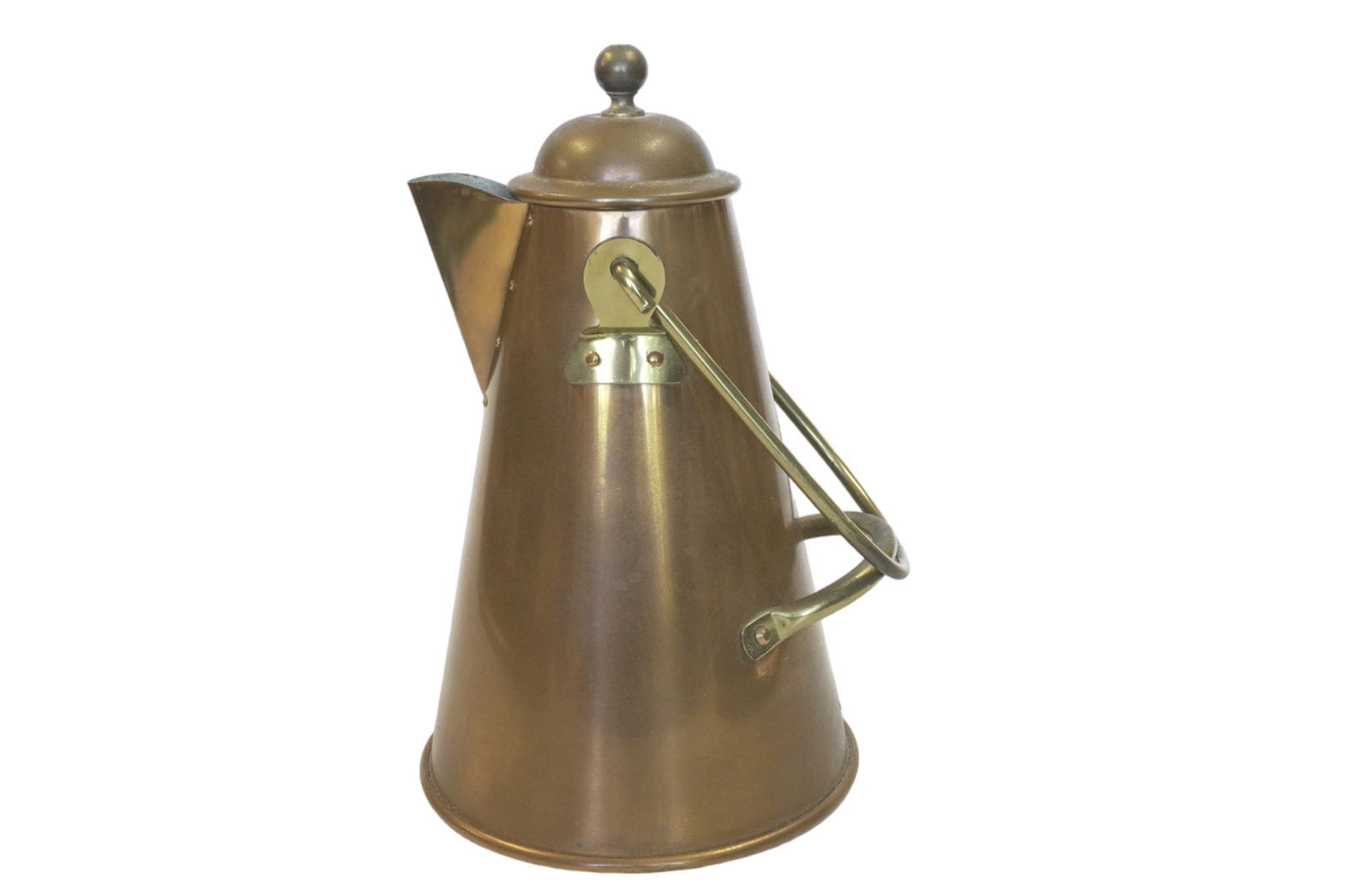 VINTAGE PORTUGUESE COPPER TEA KETTLE (1 of 7)