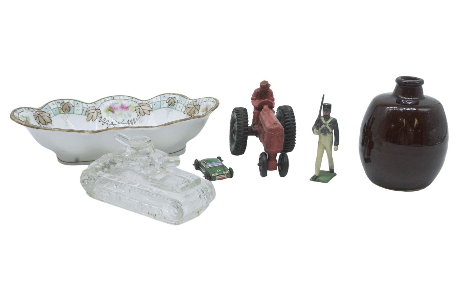 6 pc BOX LOT INCL TANK CANDY CONTAINER + (1 of 6)