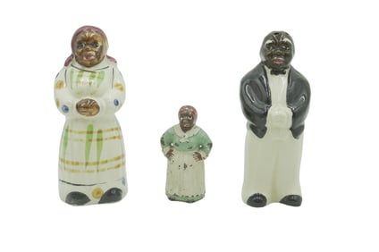 3 BLACK AMERICANA SALT - PEPPER - PAPERWEIGHT
