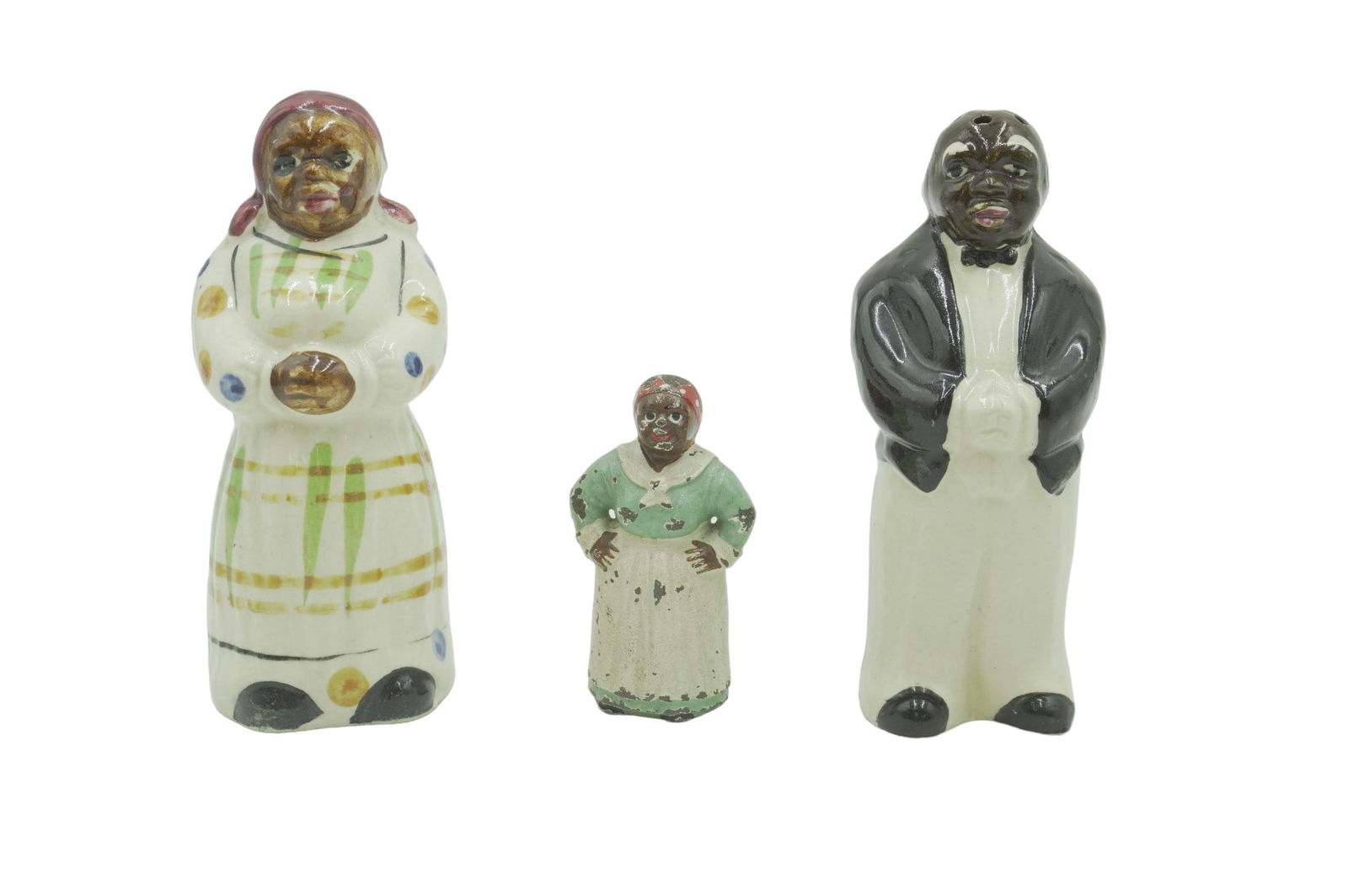 3 BLACK AMERICANA SALT - PEPPER - PAPERWEIGHT (1 of 5)