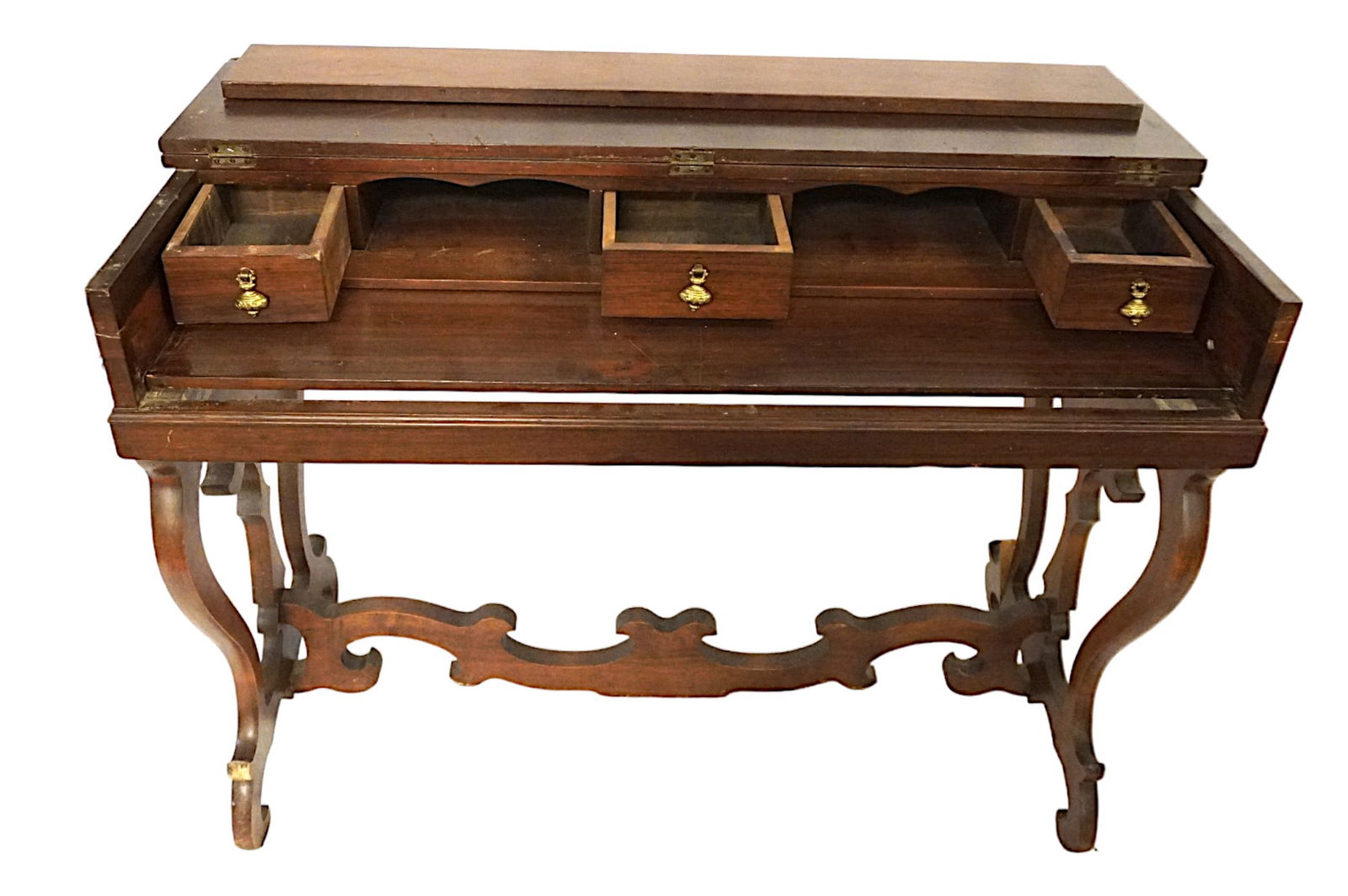 ANTIQUE WALNUT DESK / SEWING (1 of 5)