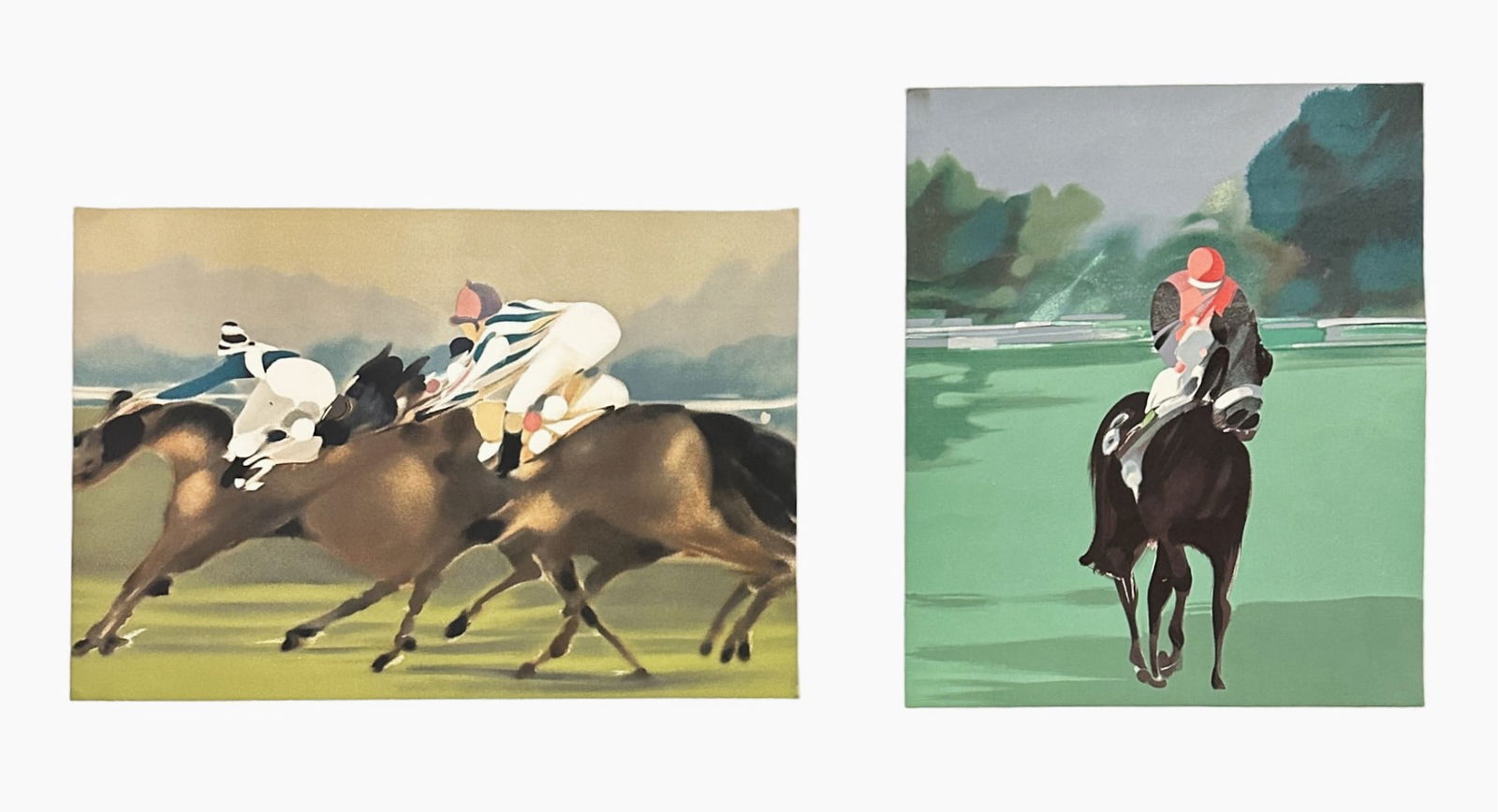 2 VINTAGE ALFRED DEFOSSEZ LTD ED LITHOGRAPHS (1 of 7)