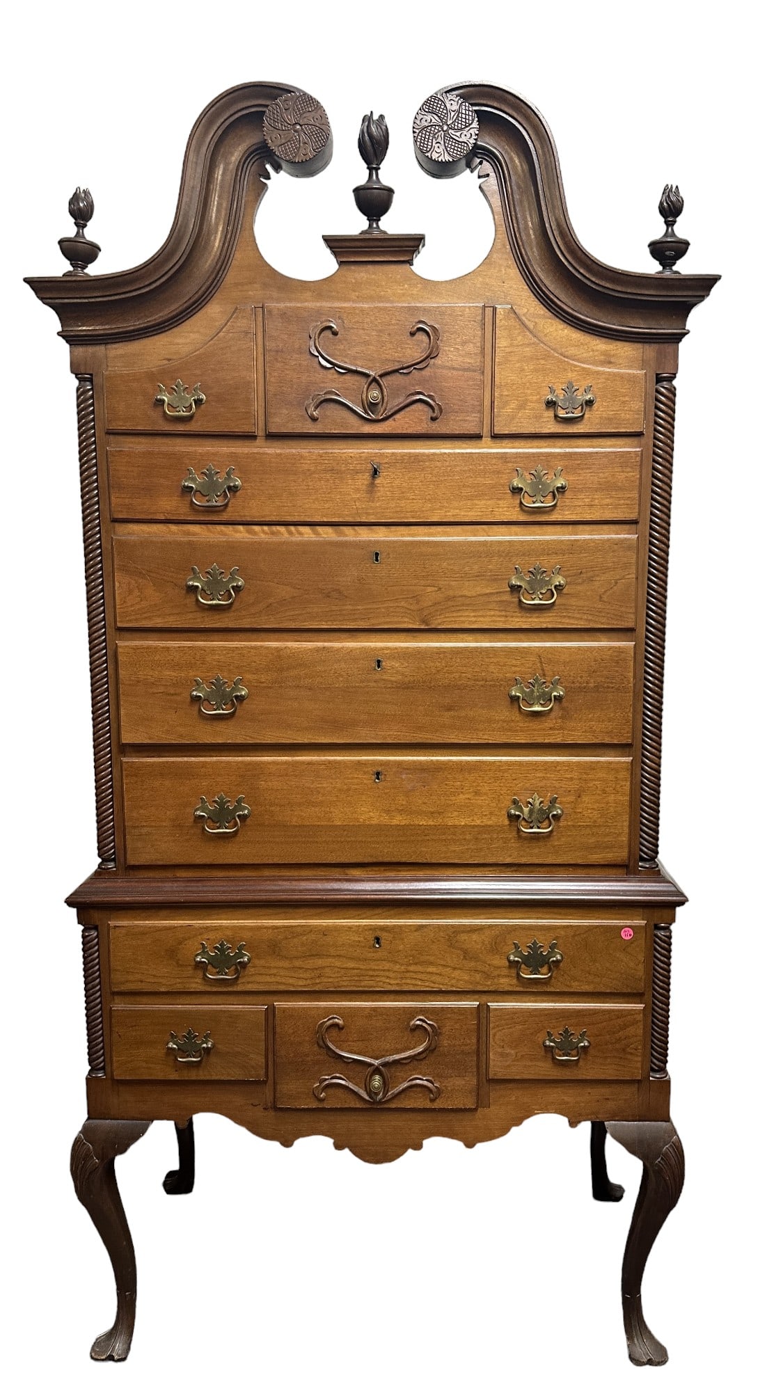 ANTIQUE PHILADELPHIA CHIPPENDALE STYLE HIGHBOY (1 of 8)