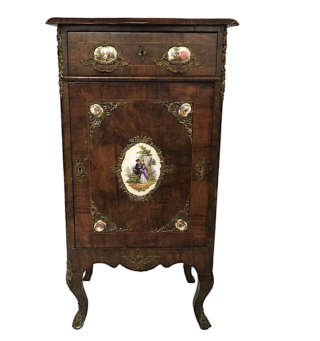 FRENCH LOUIS XV STYLE MUSIC CABINET (1 of 10)
