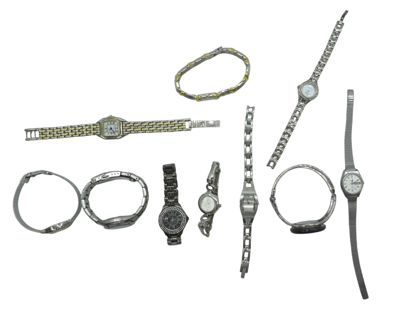 10 VINTAGE LADIES WATCHES ANNE KLEIN - SEIKO - FOSSIL (1 of 7)