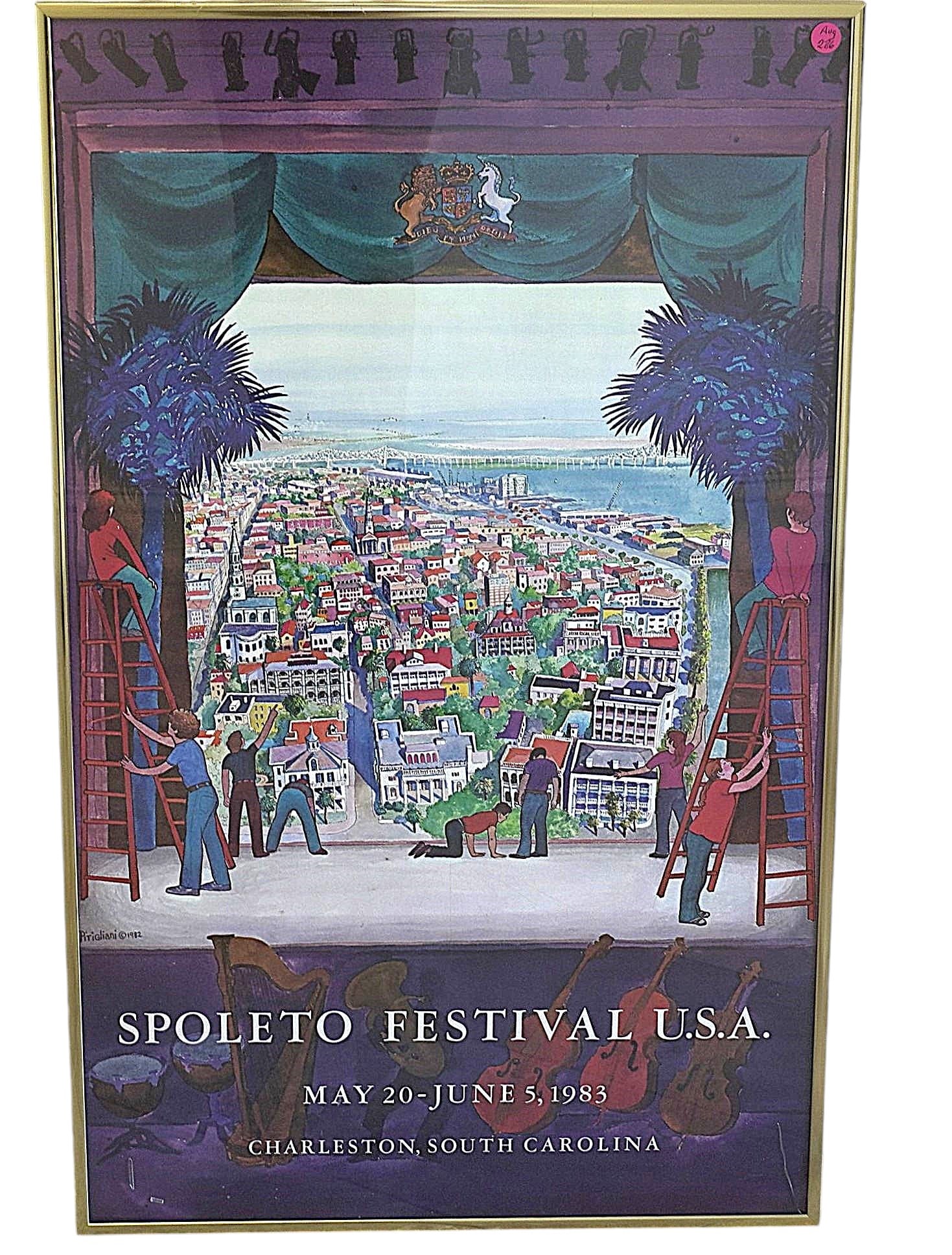 VINTAGE SPOLETO POSTER 1983 CHARLESTON (1 of 4)