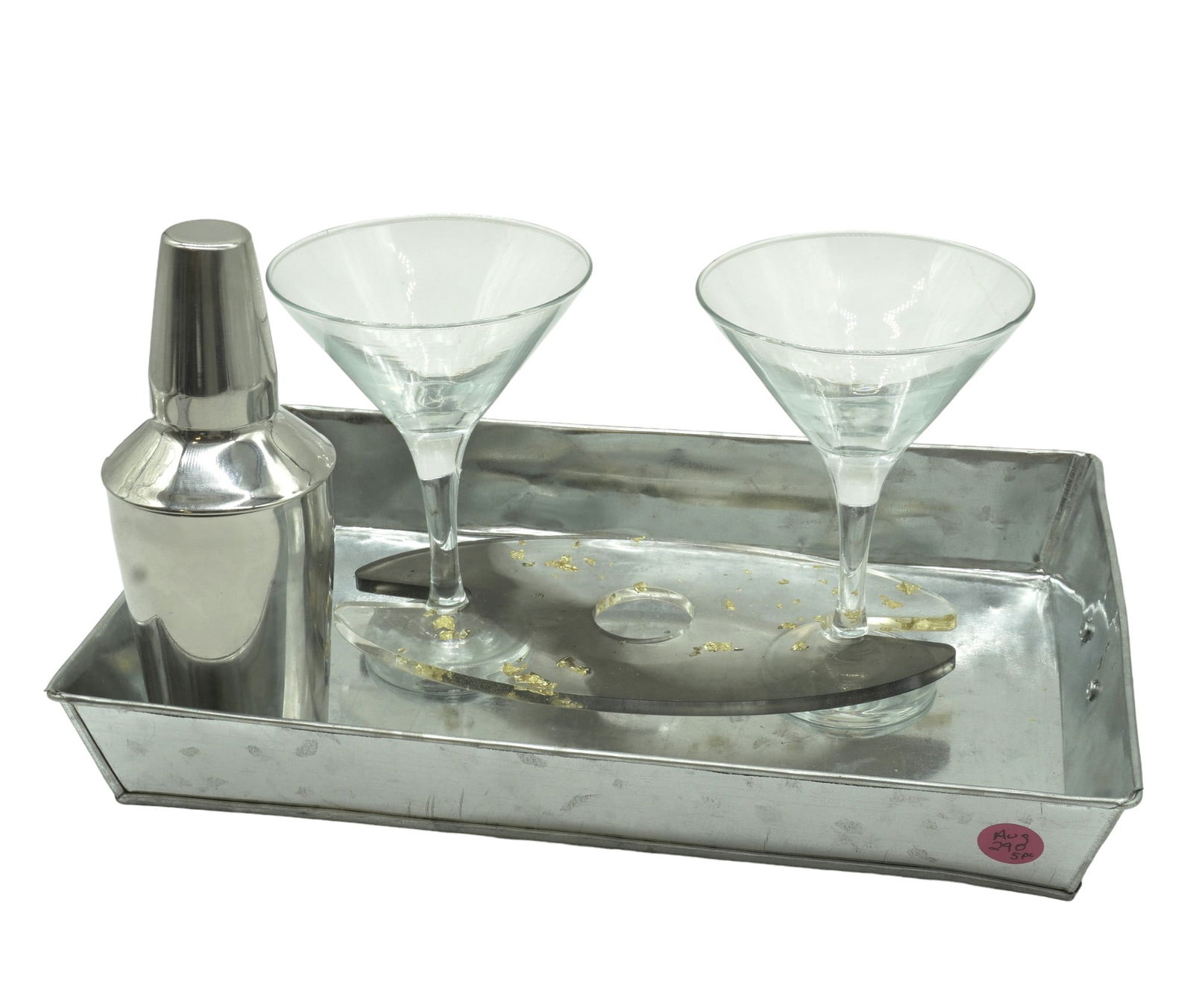 MARTINI SET FOR TWO WITH TRAY (1 of 3)