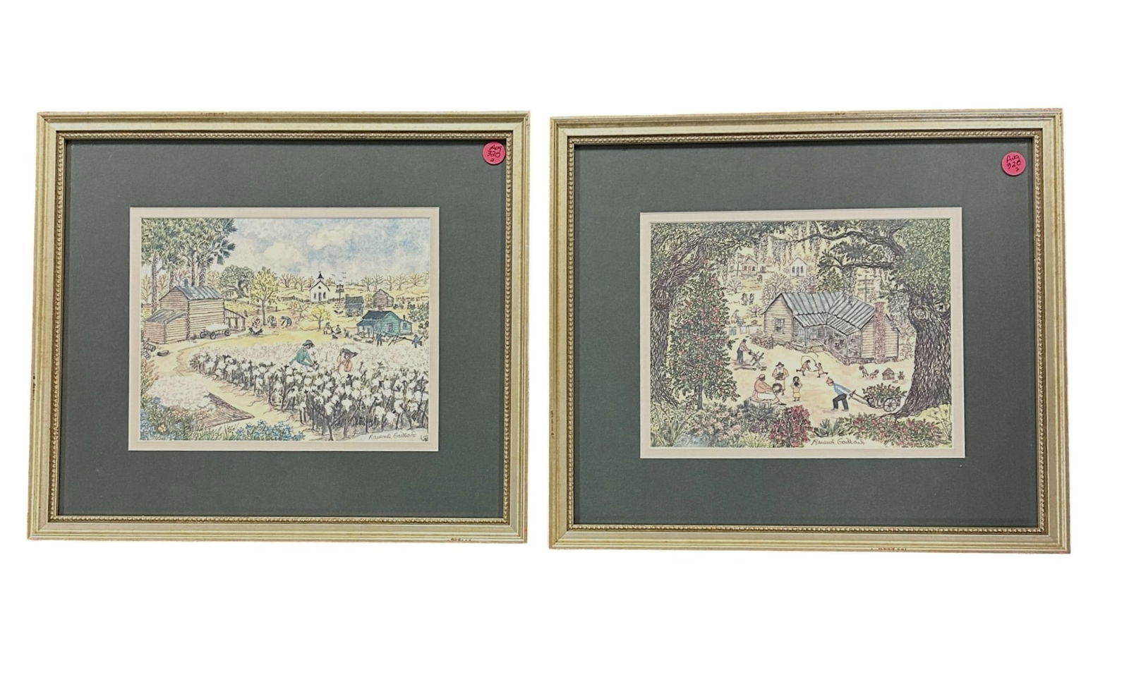 2 RAVENEL GAILLARD (1916-1999) LOWCOUNTRY SIGNED PRINTS (1 of 6)