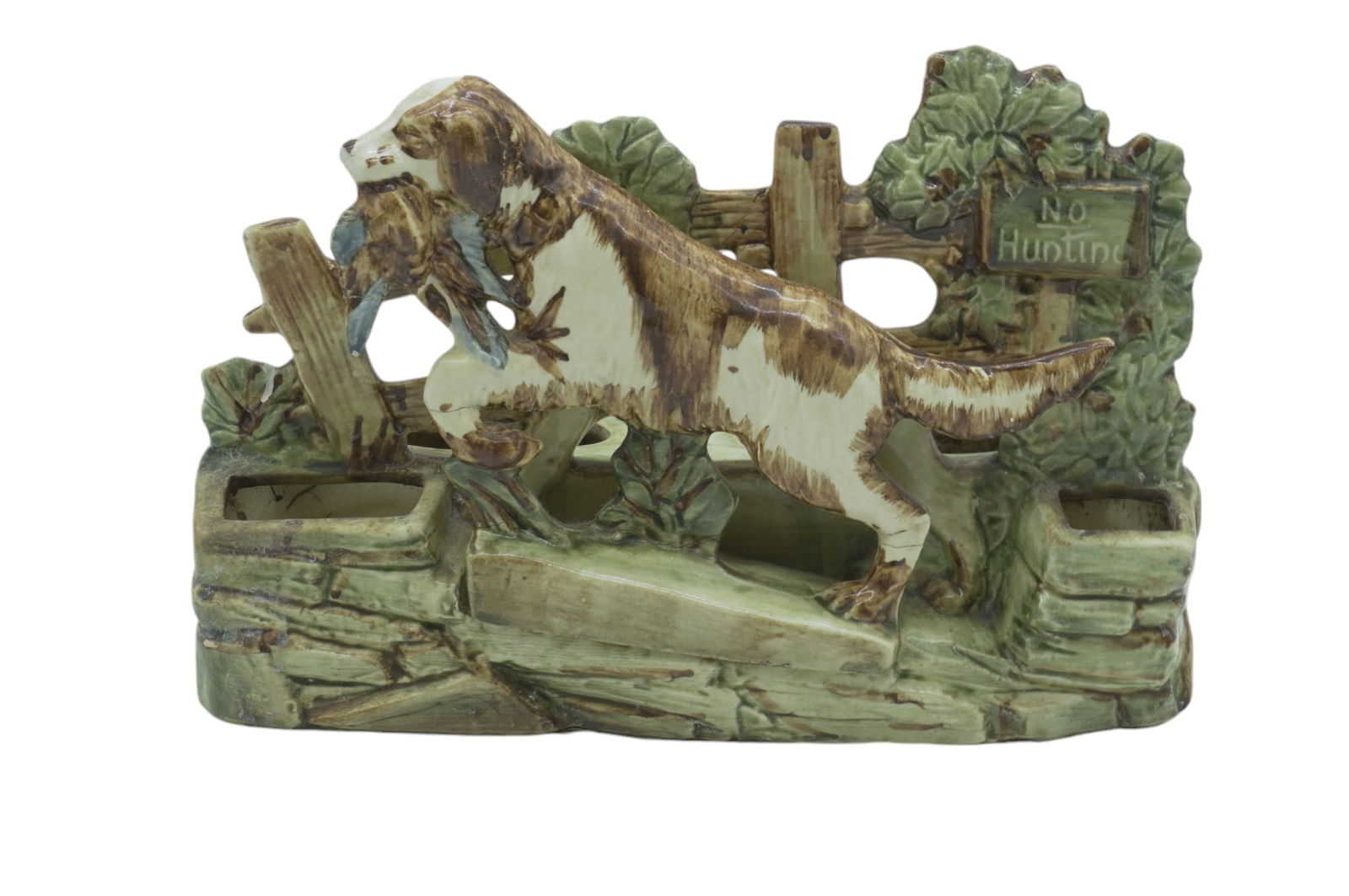 VINTAGE MCCOY POTTERY 1950S BIRD DOG PLANTER (1 of 6)