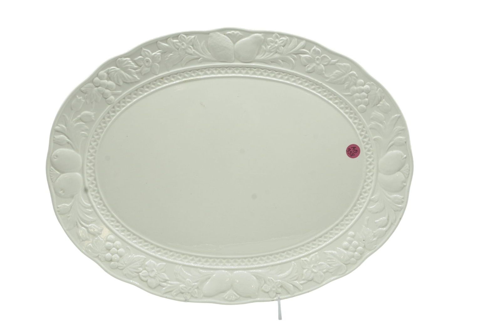 LARGE WHITE JAPAN OVAL SERVING PLATTER (1 of 3)