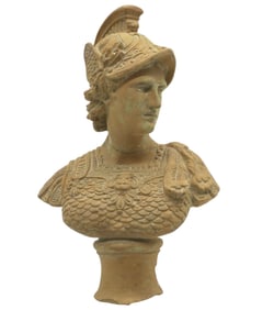 ANTIQUE HERMES TERRACOTTA BUST