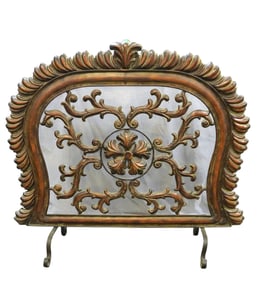 ORNATE LOUIS XV1 STYLE FIREPLACE SCREEN
