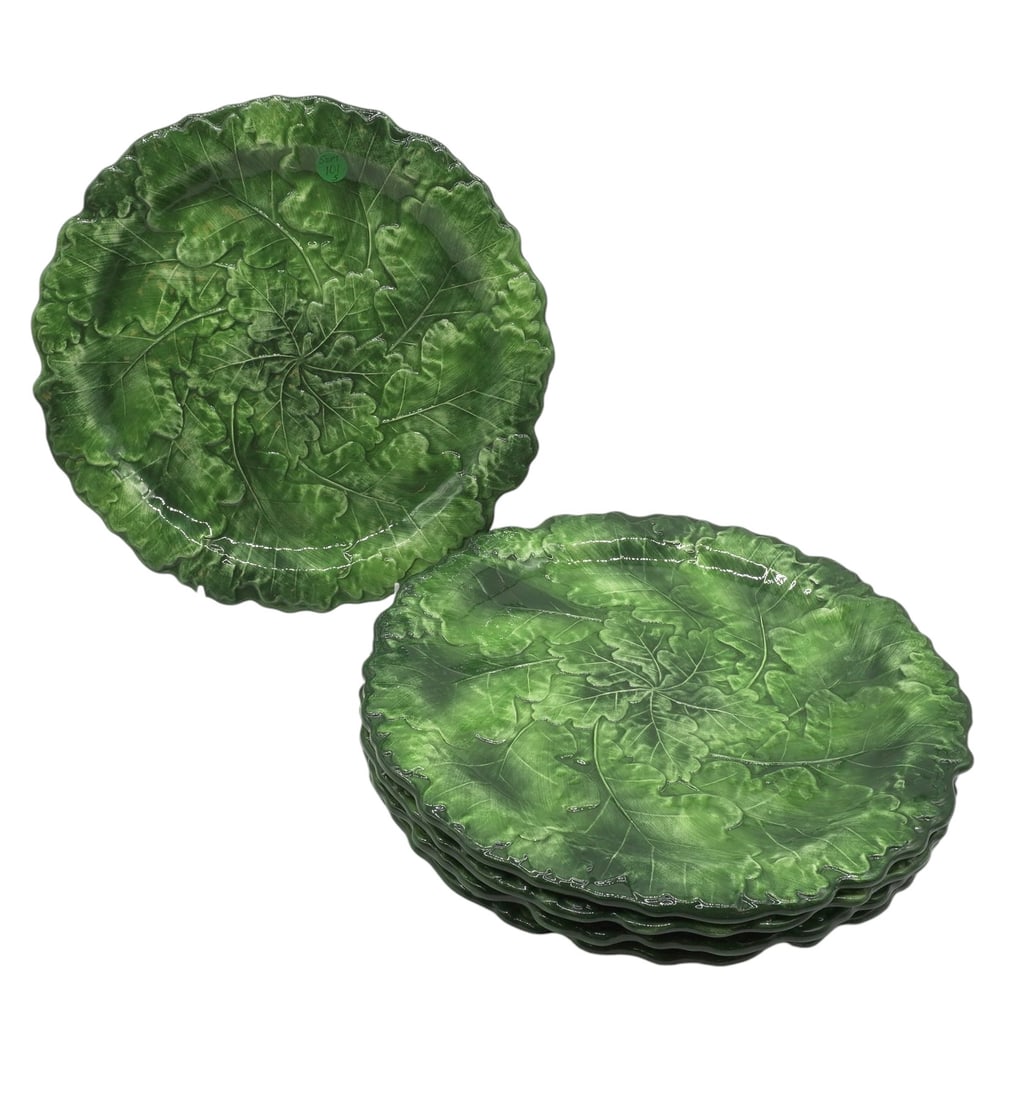 5 LARGE VIETRI FOGLIA CHOP PLATES ITALY (1 of 3)