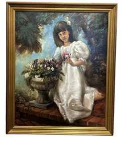 PORTRAIT OF A YOUNG GIRL BY CARIN HEBENSTREIT