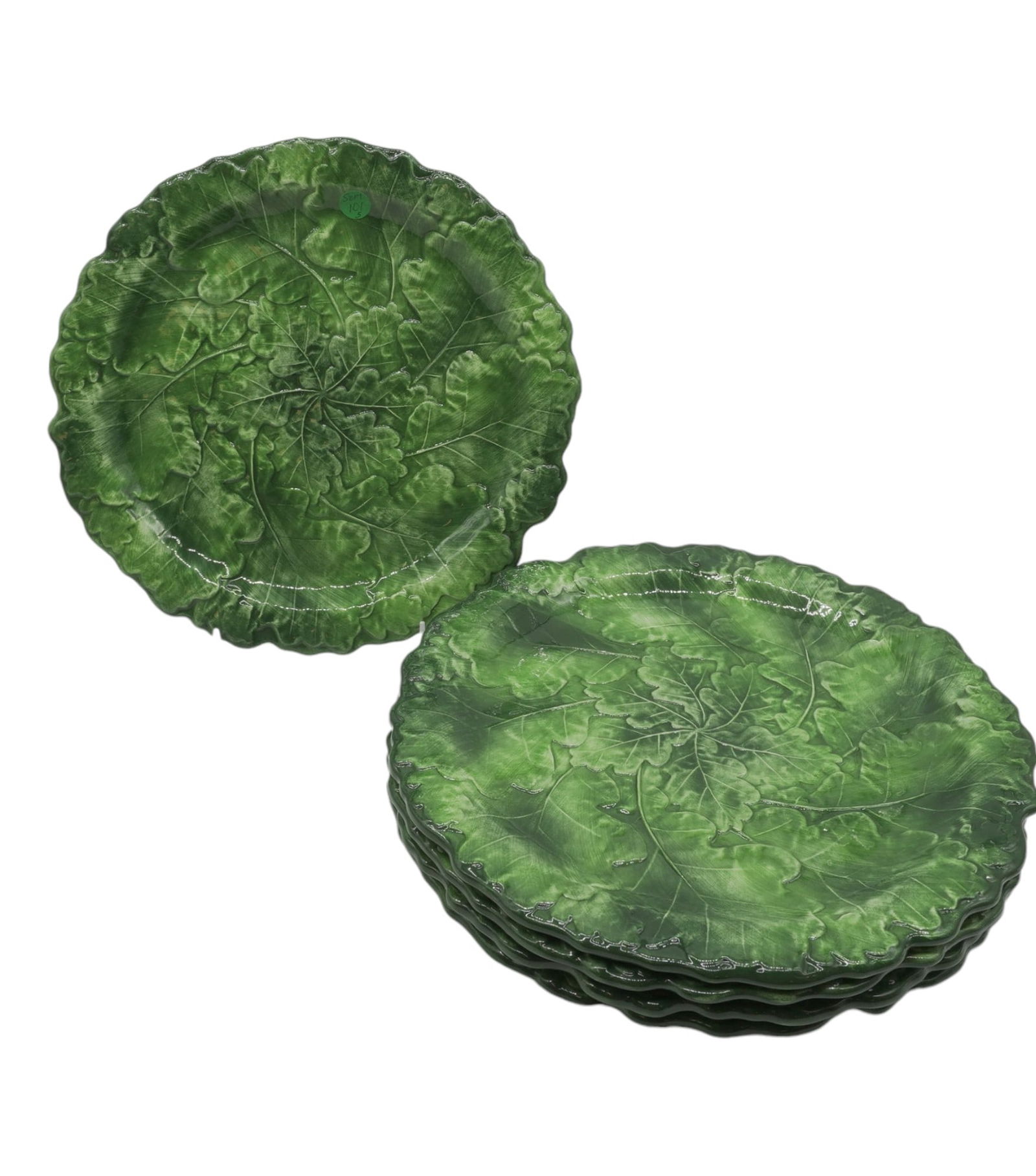 5 LARGE VIETRI FOGLIA CHOP PLATES ITALY (1 of 3)