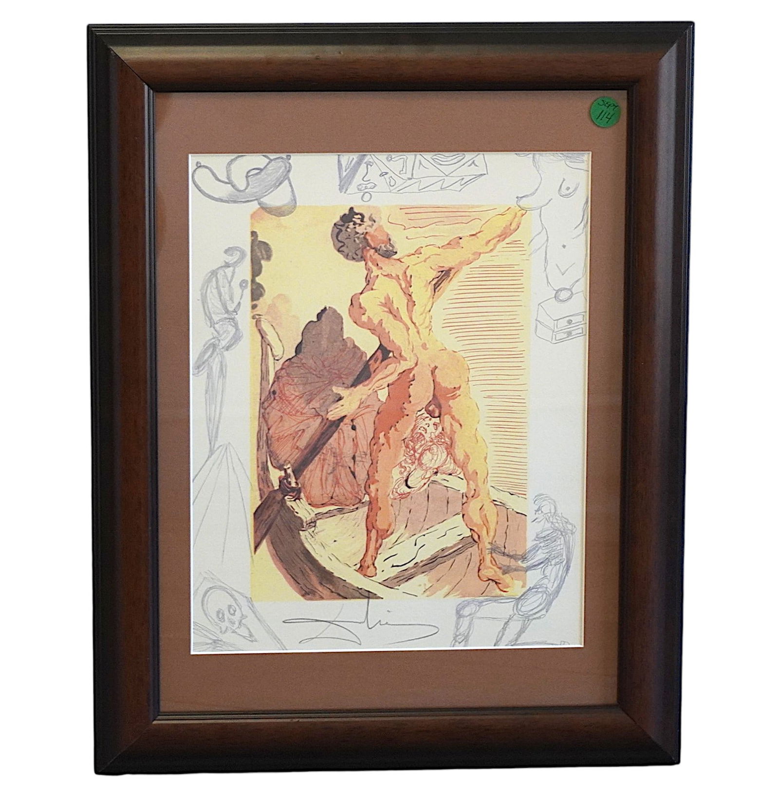 DALI HELL 3 CHARON & THE CROSSING OF THE ACHERON (1 of 9)