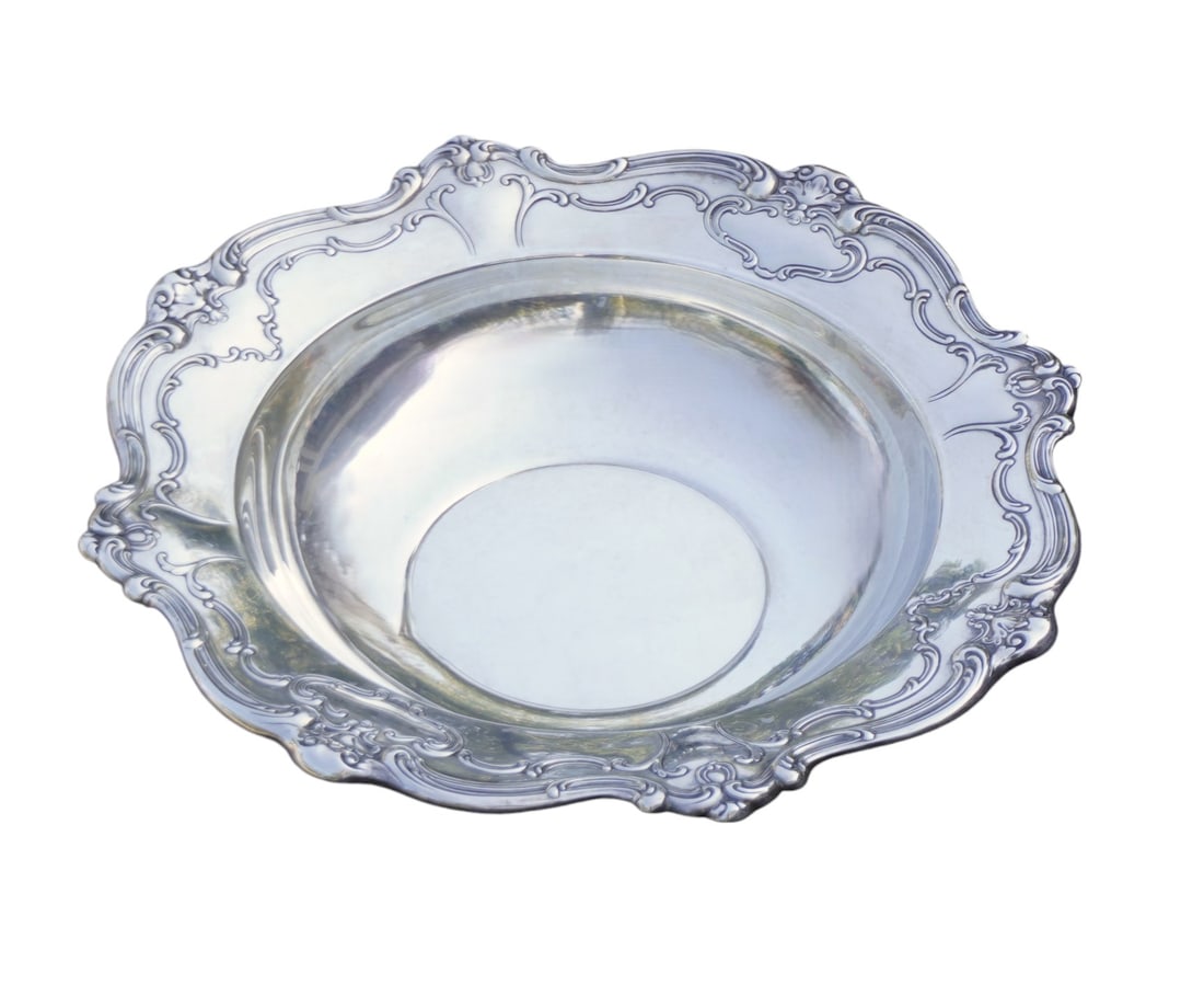 STERLING SILVER GORHAM CHANTILLY DUCHESS 12.5" BOWL (1 of 3)