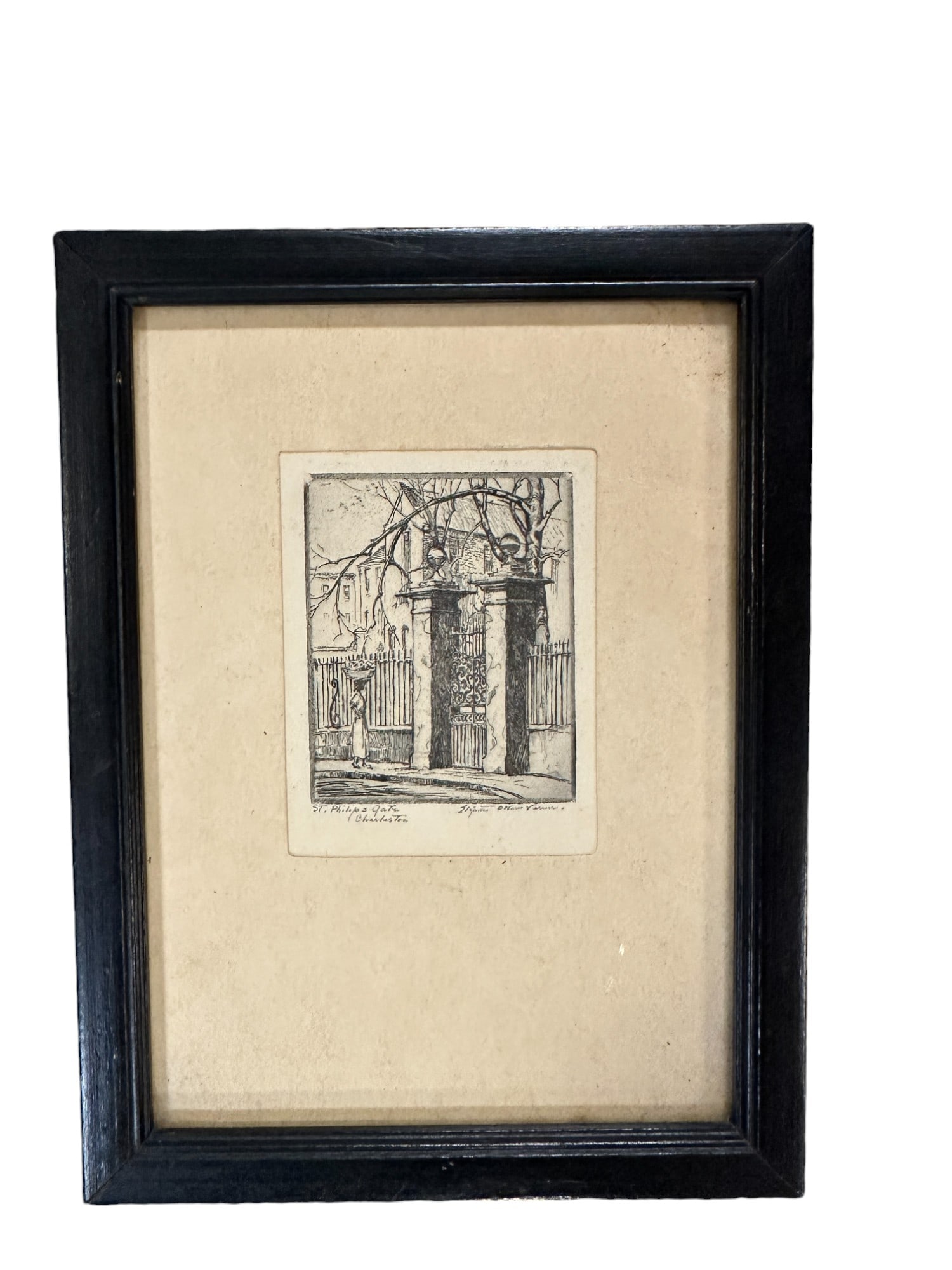 ELIZABETH O'NEILL VERNER DRYPOINT ETCHING SIGNED (1 of 3)