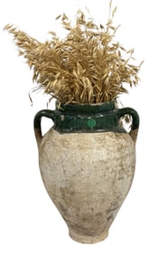 ANTIQUE TURKISH TERRACOTTA OIL JAR