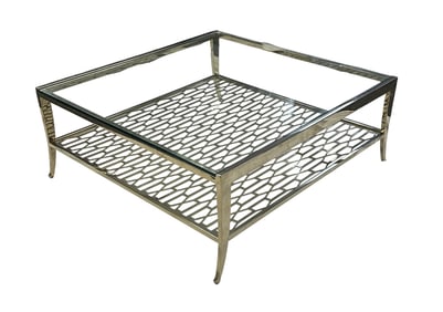 CARACOLE CLASSIC PATTERN RECOGNITION COCKTAIL TABLE