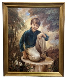 PORTRAIT OF A YOUNG BOY BY CARIN HEBENSTREIT